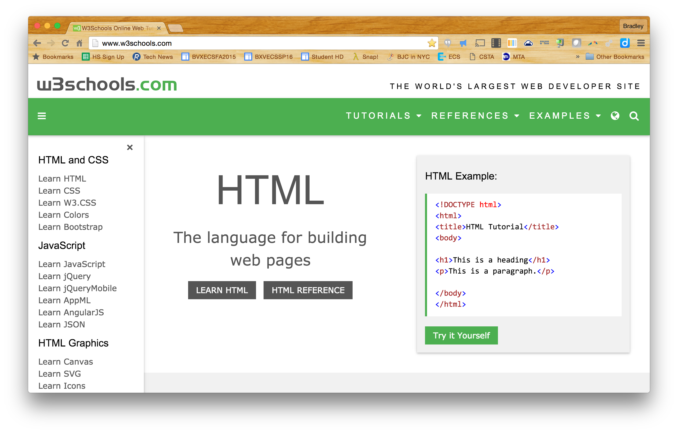 w3schools html compiler
